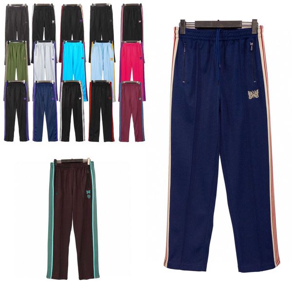 men's pants the correct version of needles butterfly embroidery ribbon high street trend sweatpants is the same for lovers, Black
men's pants the correct version of needles butterfly embroidery ribbon high street trend sweatpants is the same for lovers, Black