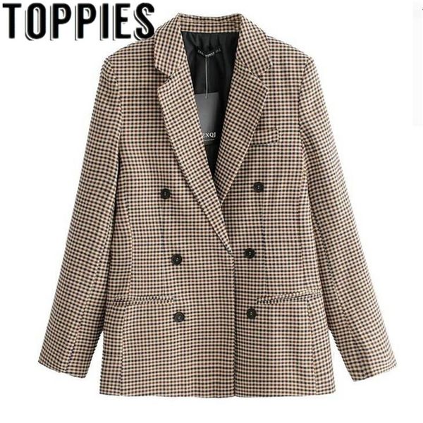 spring for women formal office lady plaid blazers blaser femeninos veste femme y201026, White;black
spring for women formal office lady plaid blazers blaser femeninos veste femme y201026, White;black
