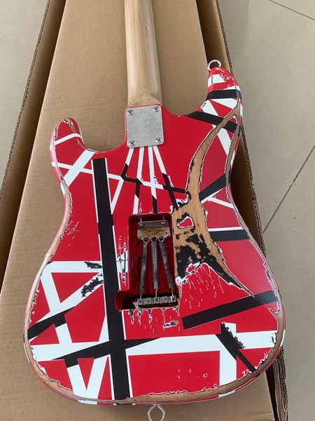 aged edward eddie van halen heavy relic striped frankie electric guitar st shape maple neck floyd rose tremolo & locking nut
aged edward eddie van halen heavy relic striped frankie electric guitar st shape maple neck floyd rose tremolo & locking nut