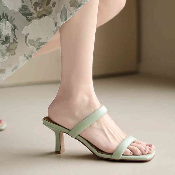 sandals summer korean style square head middle heel sandals simple candy color thin two word belt leaky toe slippers 76uw, Black
sandals summer korean style square head middle heel sandals simple candy color thin two word belt leaky toe slippers 76uw, Black