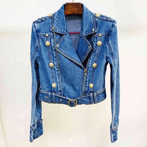 women's suits & blazers 2022 style motorcycle zipper short denim jacket 616d, White;black
women's suits & blazers 2022 style motorcycle zipper short denim jacket 616d, White;black