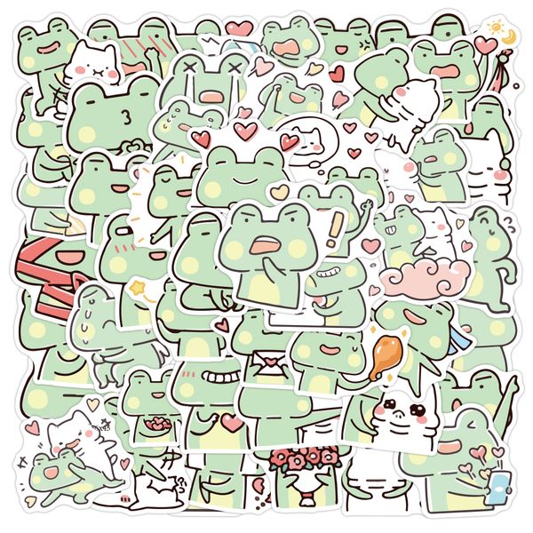50pcs cute frog animal graffiti car sticker for kids cartoon decals notebook diy luggage lapbike suitcase phone case guitar gift
50pcs cute frog animal graffiti car sticker for kids cartoon decals notebook diy luggage lapbike suitcase phone case guitar gift