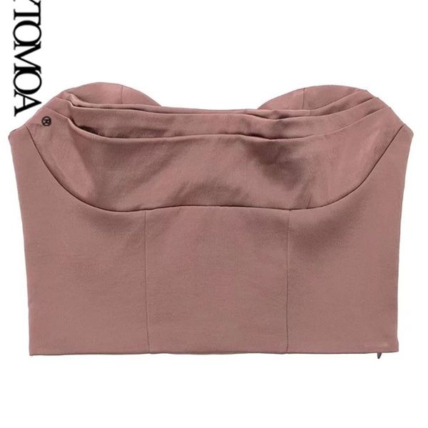 kpytomoa women fashion satin strapless tank vintage backless side zipper female camis mujer 220519, White
kpytomoa women fashion satin strapless tank vintage backless side zipper female camis mujer 220519, White