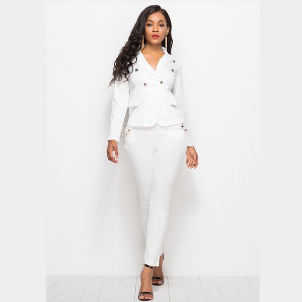 costumes 2019 office sets work blazer suits for women fashion pants suit blazers jackets with trouser ladies formal two pieces set whit, Black
costumes 2019 office sets work blazer suits for women fashion pants suit blazers jackets with trouser ladies formal two pieces set whit, Black