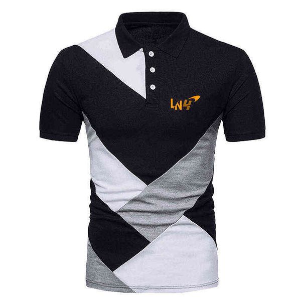 f1 mclaren team racing fans 2021 men's lando norris new summer stitching polo shirt fashionable casual t shirt, White;black
f1 mclaren team racing fans 2021 men's lando norris new summer stitching polo shirt fashionable casual t shirt, White;black
