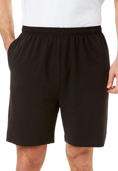 men's big & tall lightweight jersey shorts o9t6#, White;black
men's big & tall lightweight jersey shorts o9t6#, White;black