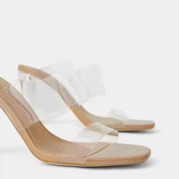 sandals net red transparent high-heeled shoes summer versatile fashion external slippers temperament crystal thick heel sandals women, Black
sandals net red transparent high-heeled shoes summer versatile fashion external slippers temperament crystal thick heel sandals women, Black