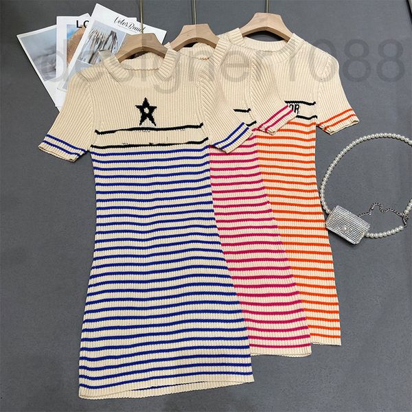 women's jumpsuits & rompers designer star stripe short sleeve dress temperament knitted jumpsuit skirt 2022 summer new letter hip wrap, Black;white
women's jumpsuits & rompers designer star stripe short sleeve dress temperament knitted jumpsuit skirt 2022 summer new letter hip wrap, Black;white