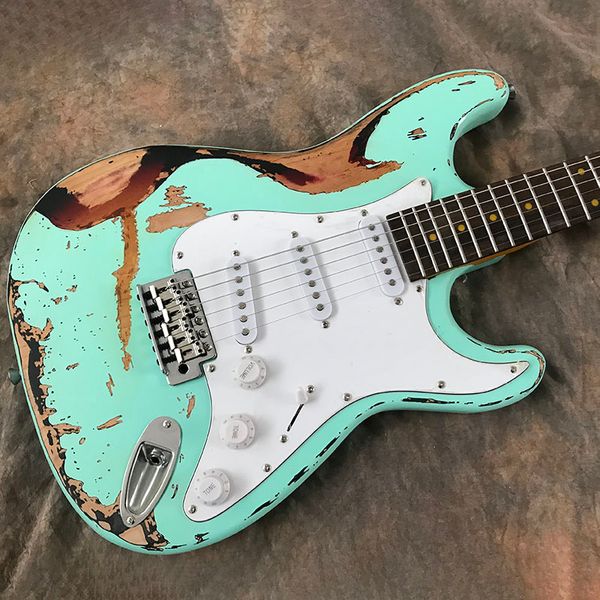 chinese electric guitar fen s t two colors alder body maple neck handmade heavy relic 6 strings
chinese electric guitar fen s t two colors alder body maple neck handmade heavy relic 6 strings