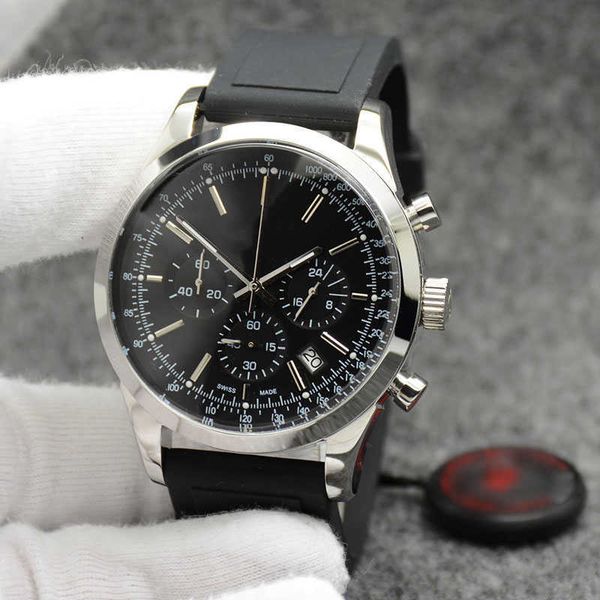 transocean men watch 44mm quartz chronograph mens watches excellent wrtistwatches black dial with world time rubber band, Slivery;brown
transocean men watch 44mm quartz chronograph mens watches excellent wrtistwatches black dial with world time rubber band, Slivery;brown