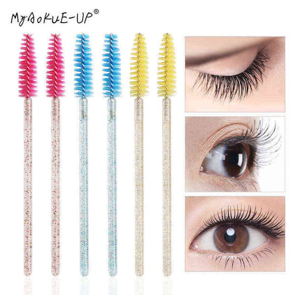 50 pcs cosmetic eyelash brush crystal mascara wands applicator diamond eyelashes brushes disposable make up tools 0311
50 pcs cosmetic eyelash brush crystal mascara wands applicator diamond eyelashes brushes disposable make up tools 0311