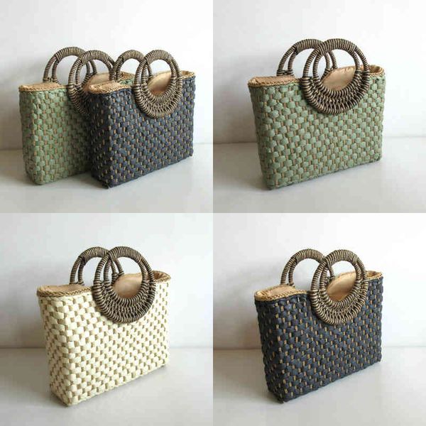 evening bags square paper woven large handbags for women round handle tote bohemia beach vacation bag ladies summer fashion handle 220428 
evening bags square paper woven large handbags for women round handle tote bohemia beach vacation bag ladies summer fashion handle 220428
