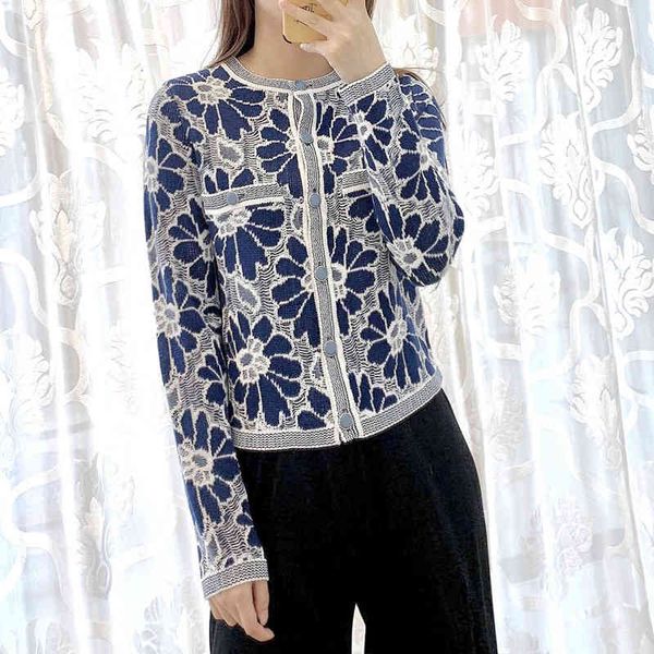 women's knits & tees crew neck embroidered hollow out printed cardigan with elegant temperament women's early spring xiaoxiang sho, White
women's knits & tees crew neck embroidered hollow out printed cardigan with elegant temperament women's early spring xiaoxiang sho, White