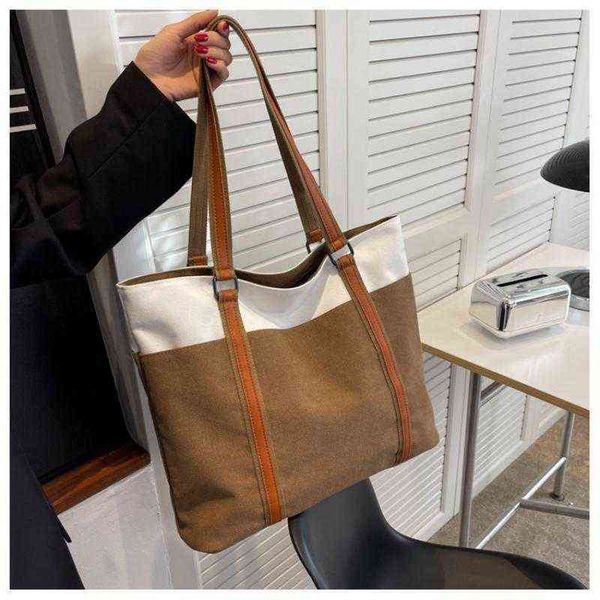 evening bags large capacity handbags canvas women s casual shoulder shopper big tote ladies color contrast handle purses ins 220428
evening bags large capacity handbags canvas women s casual shoulder shopper big tote ladies color contrast handle purses ins 220428