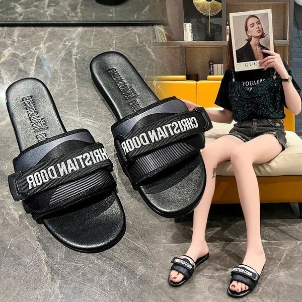 d home embroidery style sandals 2022 summer new korean fashion flat bottomed beach slippers, Black
d home embroidery style sandals 2022 summer new korean fashion flat bottomed beach slippers, Black