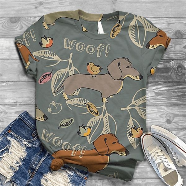women harajuku t-shirts summer 3d animal digital printing t shirt o-neck short sleeve casual loose cute dog tshirts tees 220321, White
women harajuku t-shirts summer 3d animal digital printing t shirt o-neck short sleeve casual loose cute dog tshirts tees 220321, White