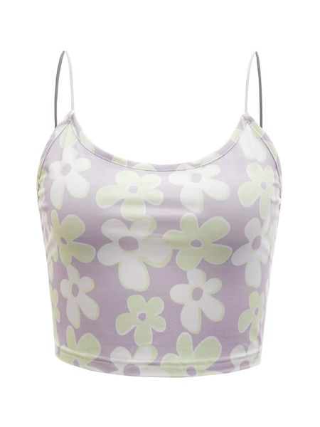 floral print cami r8zx#, White
floral print cami r8zx#, White