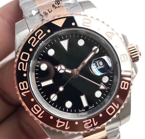 u1 factory mens watch luxury multiple time zone gmt rotatable ceramic bezel 40mm black dial automatic movement wristwatch, Slivery;brown
u1 factory mens watch luxury multiple time zone gmt rotatable ceramic bezel 40mm black dial automatic movement wristwatch, Slivery;brown