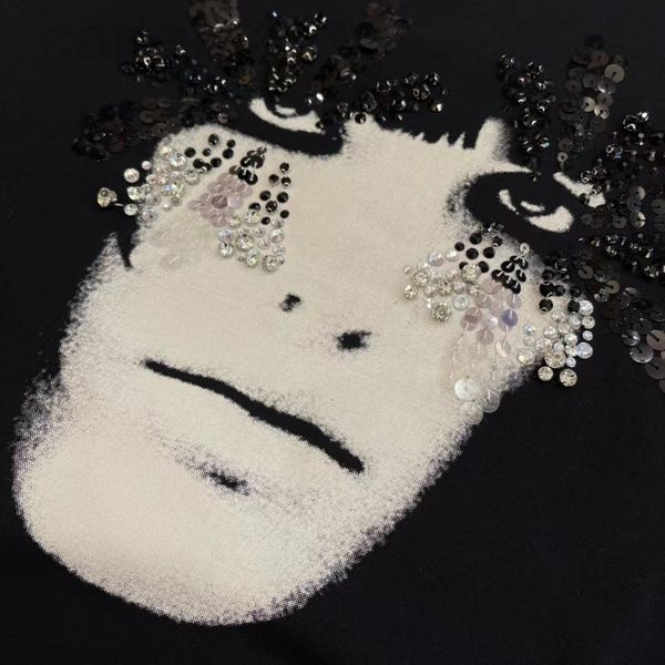 women's t-shirt designer shenzhen nanyou women's wear correct version xiaoxiangfeng heavy industry nail bead portrait pattern prin, White
women's t-shirt designer shenzhen nanyou women's wear correct version xiaoxiangfeng heavy industry nail bead portrait pattern prin, White