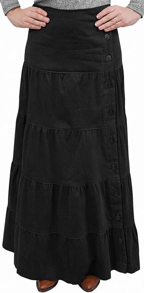 women's long ankle length tiered corduroy maxi skirt with side buttons q2aw#, Black;gray
women's long ankle length tiered corduroy maxi skirt with side buttons q2aw#, Black;gray