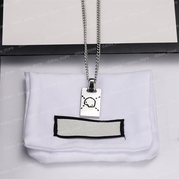 men luxury designer jewelry womens designers necklace skull pattern chains pendent mens ghost necklaces party accessories silver n200b
men luxury designer jewelry womens designers necklace skull pattern chains pendent mens ghost necklaces party accessories silver n200b