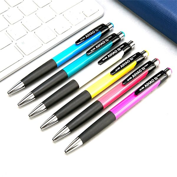 12pcs retractable ball point pen 07mm colorful bullet roller pen students stationary material escolar 220714, Blue;orange
12pcs retractable ball point pen 07mm colorful bullet roller pen students stationary material escolar 220714, Blue;orange