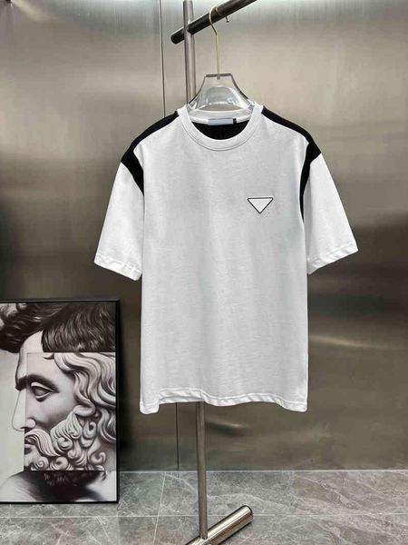 t-shirts 2022 summer new triangle black and white stitched casual round neck loose men's short sleeve t-shirt outlet_cix1, White;black
t-shirts 2022 summer new triangle black and white stitched casual round neck loose men's short sleeve t-shirt outlet_cix1, White;black