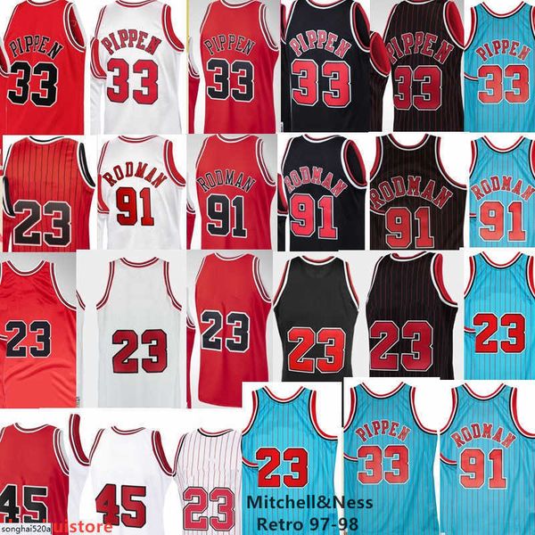 mens 100% stitched basketball scottie pippen 33 dennis rodman 91 michael 23 breathable jerseys mitchell and ness team blue red white stripe, Black;red
mens 100% stitched basketball scottie pippen 33 dennis rodman 91 michael 23 breathable jerseys mitchell and ness team blue red white stripe, Black;red