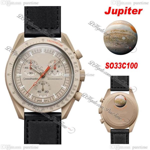 bioceramic moonswatch swiss quqrtz chronograph mens watch so33c100 mission to jupiter 42mm real beige ceramic black nylon strap wi213l, Slivery;brown
bioceramic moonswatch swiss quqrtz chronograph mens watch so33c100 mission to jupiter 42mm real beige ceramic black nylon strap wi213l, Slivery;brown