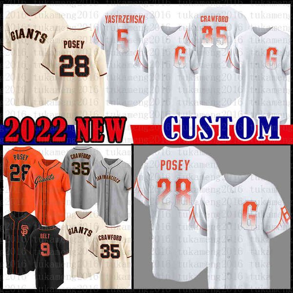 2022 new 28 buster posey 35 brandon crawford baseball jersey mens mike yastrzemski brandon belt joey bart curt casali, Black
2022 new 28 buster posey 35 brandon crawford baseball jersey mens mike yastrzemski brandon belt joey bart curt casali, Black