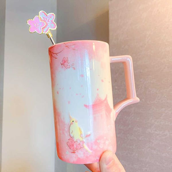 new starbucks cup cherry blossom mug with stirring stick small fresh coffee breakfast ceramic water cup
new starbucks cup cherry blossom mug with stirring stick small fresh coffee breakfast ceramic water cup