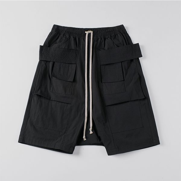 men rick original elastic shorts summer double ring pants owens pocket oversized cotton shorts men hiphop streetwear men clothing, White;black
men rick original elastic shorts summer double ring pants owens pocket oversized cotton shorts men hiphop streetwear men clothing, White;black