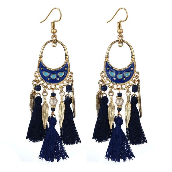 boho women dangle earrings jewelry brincos vintage bohemia dripping oil gold color leaf tassel earrings, Silver
boho women dangle earrings jewelry brincos vintage bohemia dripping oil gold color leaf tassel earrings, Silver