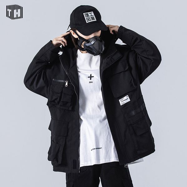 dark functional overalls hooded jackets youth trend men and women sweethearts jackets, Black;brown
dark functional overalls hooded jackets youth trend men and women sweethearts jackets, Black;brown