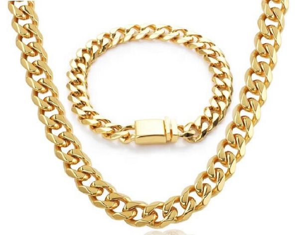 18k gold plated chains new men's hip hop encrypted single woven six sided grinding buckle necklace bracelet set, Silver
18k gold plated chains new men's hip hop encrypted single woven six sided grinding buckle necklace bracelet set, Silver