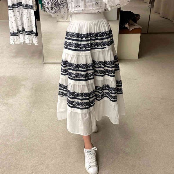 skirts fadan m family spring and summer navy embroidery weaving long ruffle skirt for women, Black
skirts fadan m family spring and summer navy embroidery weaving long ruffle skirt for women, Black