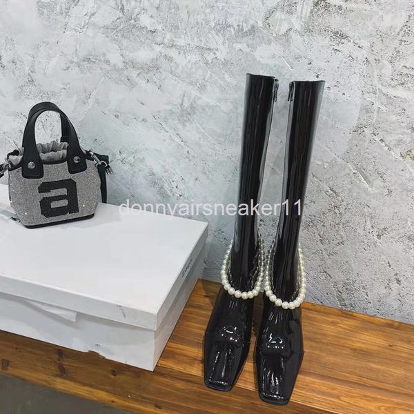 boots high end knee length boots, women's thin winter minority design, autumn pointed heel temperament boots, Black
boots high end knee length boots, women's thin winter minority design, autumn pointed heel temperament boots, Black