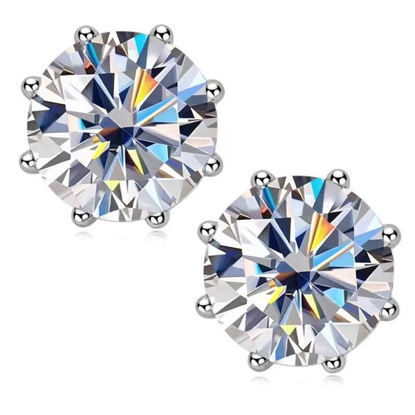 stud trendy certified 1-2ct d color vvs1 round moissanite earrings 925 sterling silver 8 prong women pass diamond test, Golden;silver
stud trendy certified 1-2ct d color vvs1 round moissanite earrings 925 sterling silver 8 prong women pass diamond test, Golden;silver