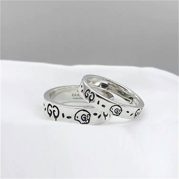 70% off designer jewelry double g ring elf ghost couple classic love fearless skull wide narrow version fashion2235, Silver
70% off designer jewelry double g ring elf ghost couple classic love fearless skull wide narrow version fashion2235, Silver