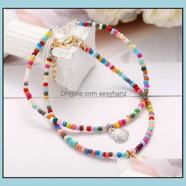 anklets jewelry bohemian style color beaded anklet retro alloy scallop pendant foot chain beach footwear for women girls gift wholesale drop, Red;blue
anklets jewelry bohemian style color beaded anklet retro alloy scallop pendant foot chain beach footwear for women girls gift wholesale drop, Red;blue