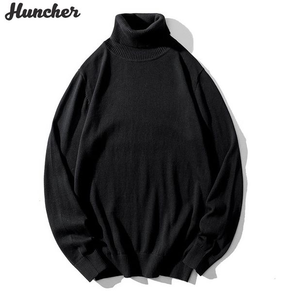 huncher mens turtleneck sweater men winter fleece korean fashion knitted jumper undefined pullover black sweaters for men 201125, White;black
huncher mens turtleneck sweater men winter fleece korean fashion knitted jumper undefined pullover black sweaters for men 201125, White;black
