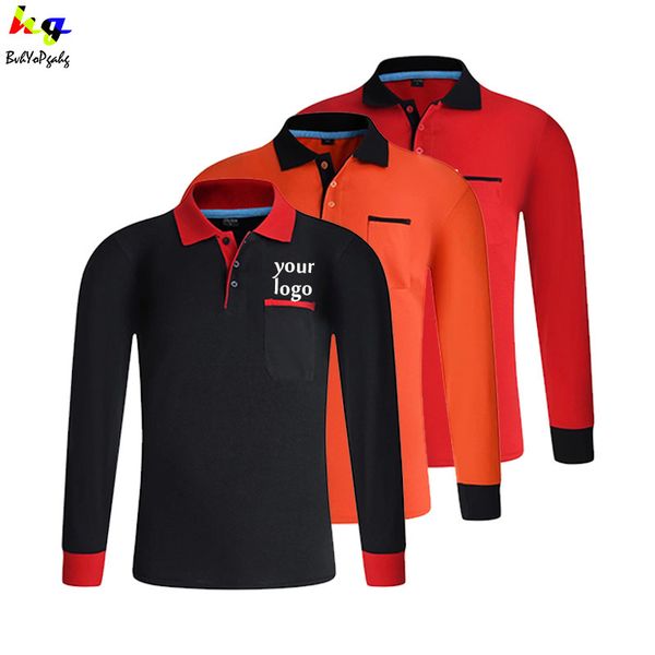 customized/designed men's and women's lapel pocket long-sleeved polo shirt casual shirt team clothing advertising shirt 220608, White;black
customized/designed men's and women's lapel pocket long-sleeved polo shirt casual shirt team clothing advertising shirt 220608, White;black