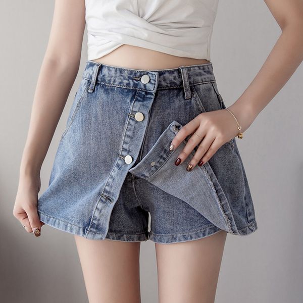 spring autumn women high waist singlebreasted denim shorts skirts korean woman vintage jeans shorts 2 colors s2xl y200822, White;black
spring autumn women high waist singlebreasted denim shorts skirts korean woman vintage jeans shorts 2 colors s2xl y200822, White;black