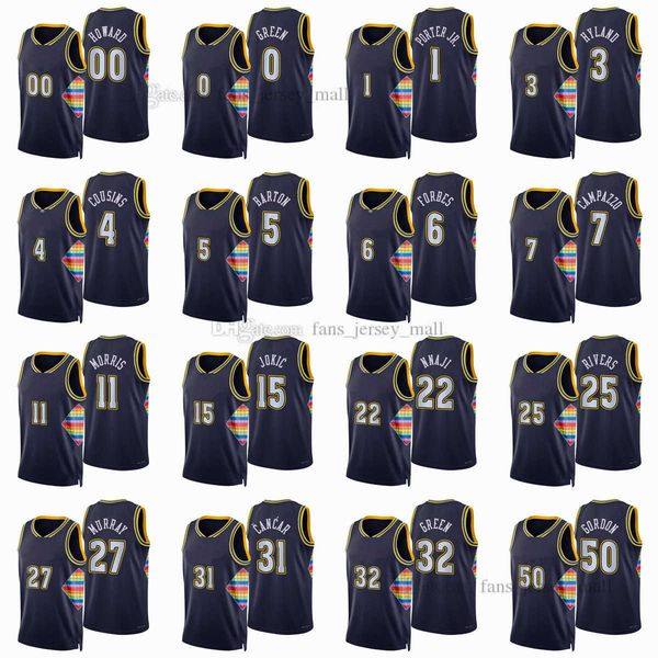 printed city basketball jerseys 15 nikola 27 jamal jokic murray 50 aaron 5 will gordon barton 11 monte 0 jamychal morris green 32 jeff 1 mic, Black;red
printed city basketball jerseys 15 nikola 27 jamal jokic murray 50 aaron 5 will gordon barton 11 monte 0 jamychal morris green 32 jeff 1 mic, Black;red