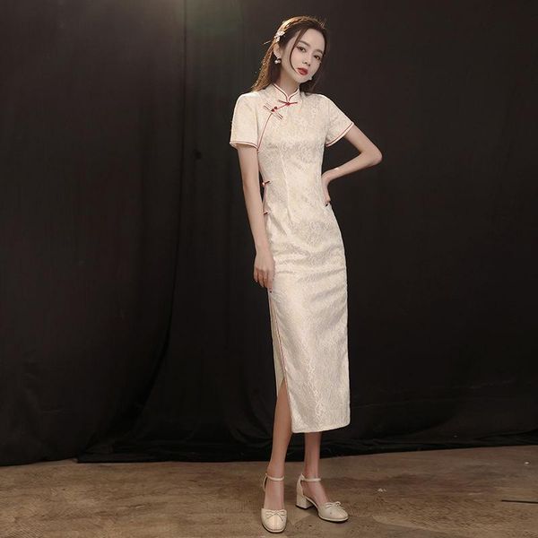 ethnic clothing chinese summer traditional cheongsam dress simple style women girly young elegant retro bodycon improved long qipao, Red
ethnic clothing chinese summer traditional cheongsam dress simple style women girly young elegant retro bodycon improved long qipao, Red