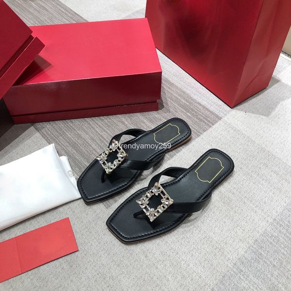 sandals women's shoes flat bottom clip toe flip flops leather square button sandals casual, Black
sandals women's shoes flat bottom clip toe flip flops leather square button sandals casual, Black