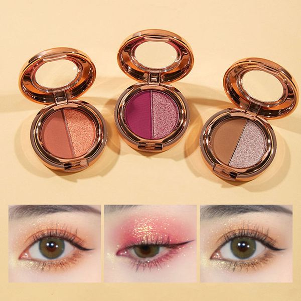 2 colors eye shadow platette matte polarized glitter 5 combinations available portable beauty eyeshadow disc fashion eye makeup plate cosmet
2 colors eye shadow platette matte polarized glitter 5 combinations available portable beauty eyeshadow disc fashion eye makeup plate cosmet