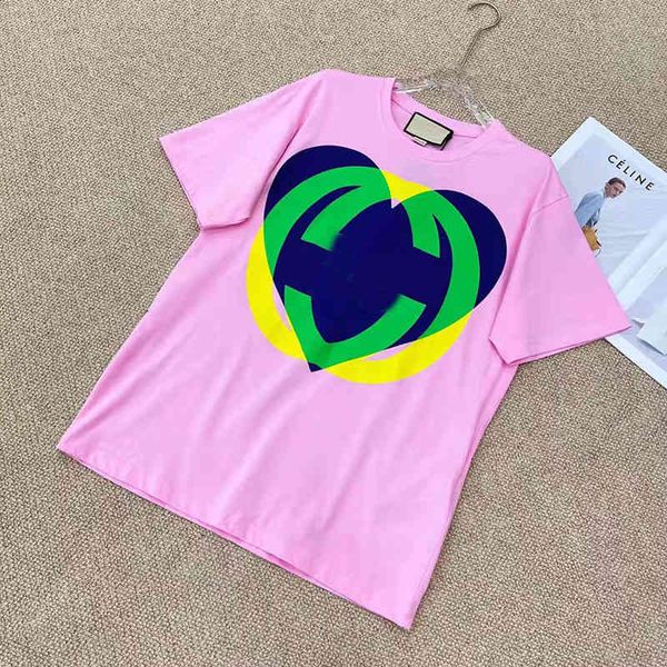 family 2022 early spring new women's rainbow love fashion trend round loose short sleeve t-shirt for men and women, White
family 2022 early spring new women's rainbow love fashion trend round loose short sleeve t-shirt for men and women, White