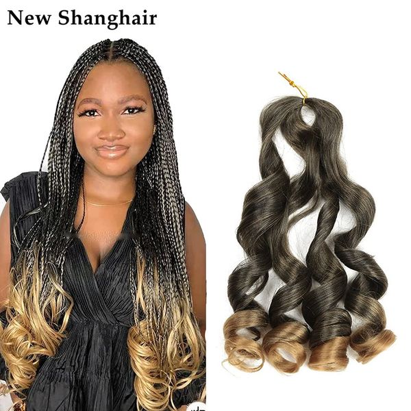 loose wave crochet hair 22 inch bouncy french curly braiding hair 75g/pcs pre stretched body wavy synthetic hair extensions for black women
loose wave crochet hair 22 inch bouncy french curly braiding hair 75g/pcs pre stretched body wavy synthetic hair extensions for black women