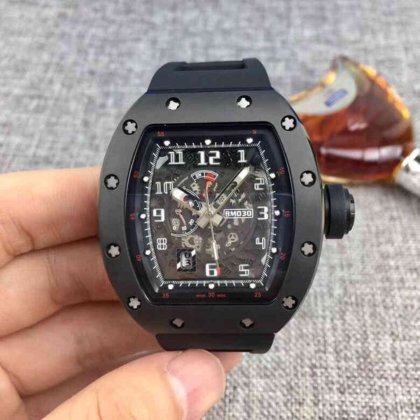 watches wristwatch luxury richa milles designer men's automatic mechanical watch ceramic hollow out personalized rubber band calendar l, Slivery;golden
watches wristwatch luxury richa milles designer men's automatic mechanical watch ceramic hollow out personalized rubber band calendar l, Slivery;golden